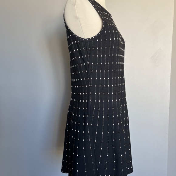 NIC+ZOE ICELAND TWIRL SLEEVELESS FIT & FLARE DOTTED CASUAL DRESS BLACK … - Picture 12 of 16